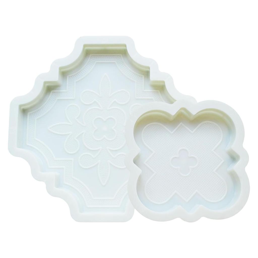 Cement stepping stone silicone mold, large pather, concrete mold, stone paving stone mold, cement stepping stone mold