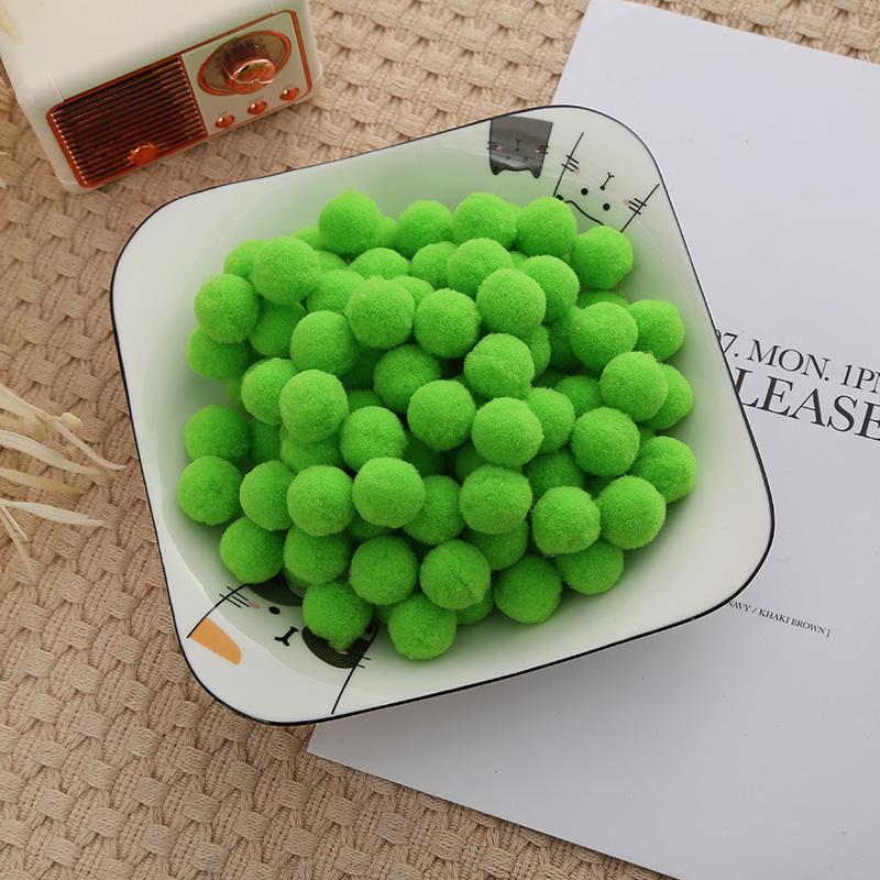 2.5cm High Elastic Plush Balls - Handmade DIY Toys & Decorative Accessories