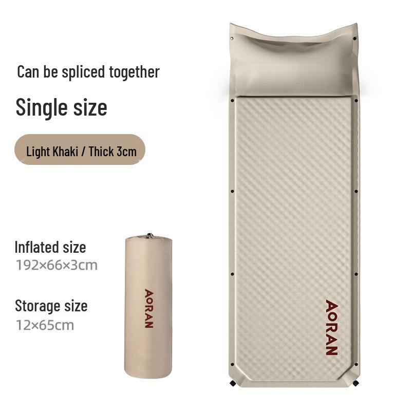 Aufblasbare Campingmatratze: Feuchtigkeitsfeste Isomatte oder Zeltbodenmatte für den Außenbereich