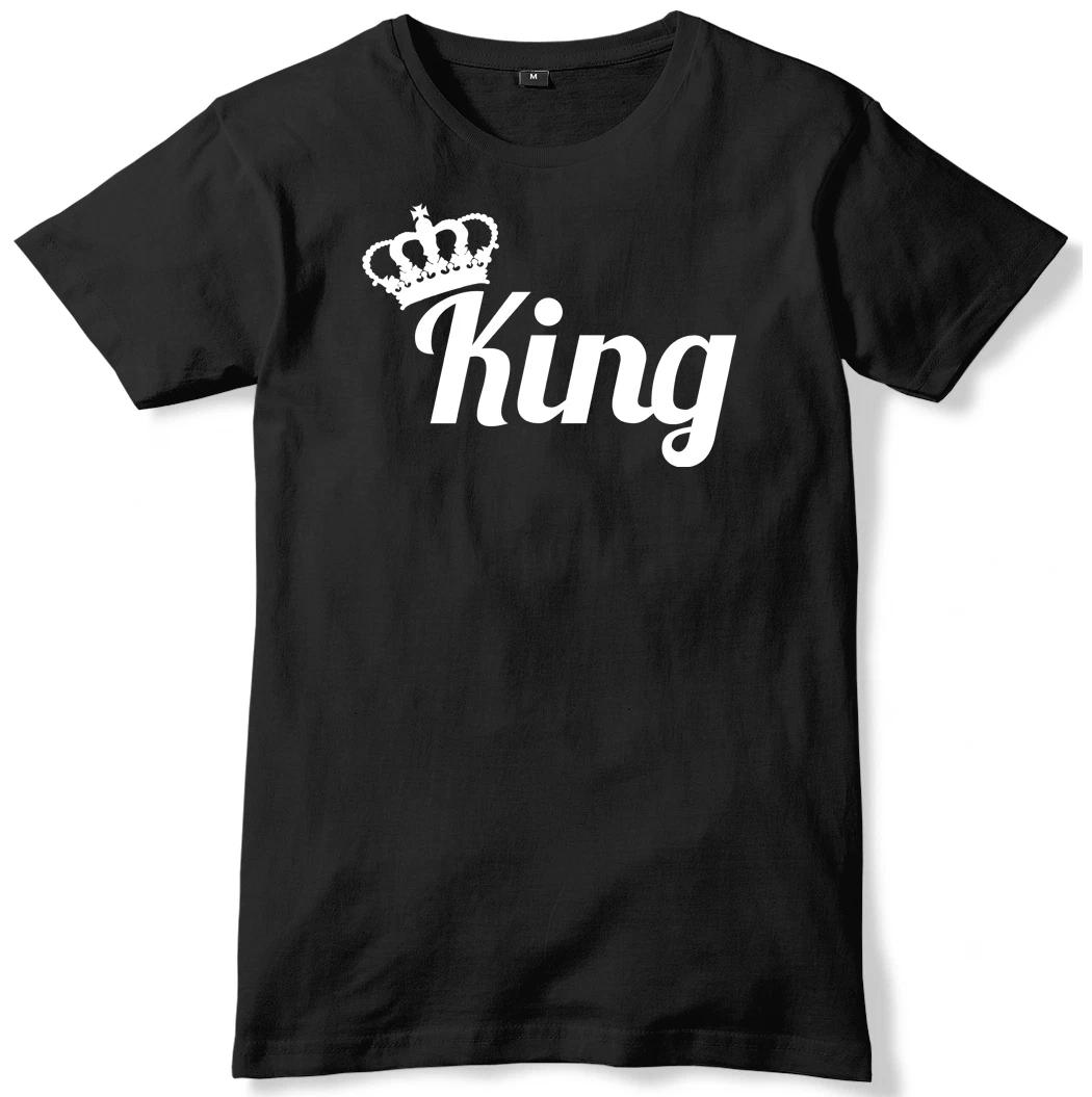 King And Crown Mens Funny Unisex T-Shirt L