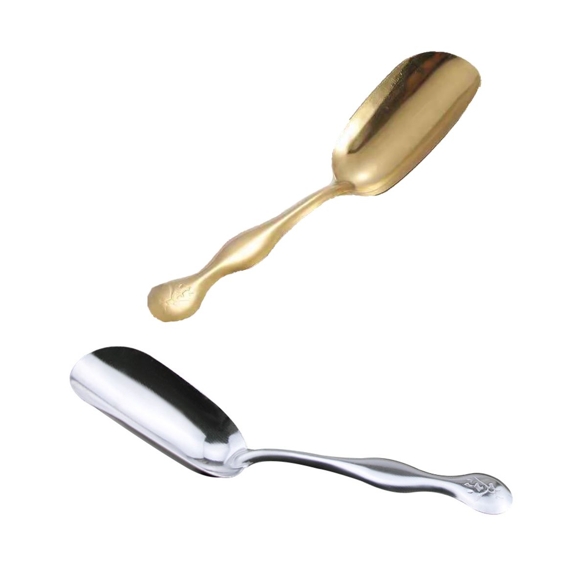 

2 шт. Чайные ложки из нержавеющей стали для пакетиков чая, ложка для рассыпного чая, столовая посуда, чайные пакетики, кофейная ложка, железная лопатка, ложка для мороженого