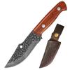 Cuchillo deshuesador de acero inoxidable forjado, cuchillo de carnicero, cuchillo de carnicero afilado, cuchillo de mano mongol