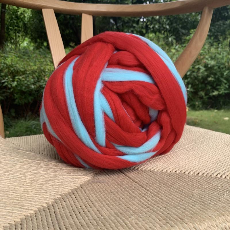 1000g Ball Super Chunky Wollgarn Bulky Garnstrang Hand-/Armstrick Decke Garn Heimwand Dekoration