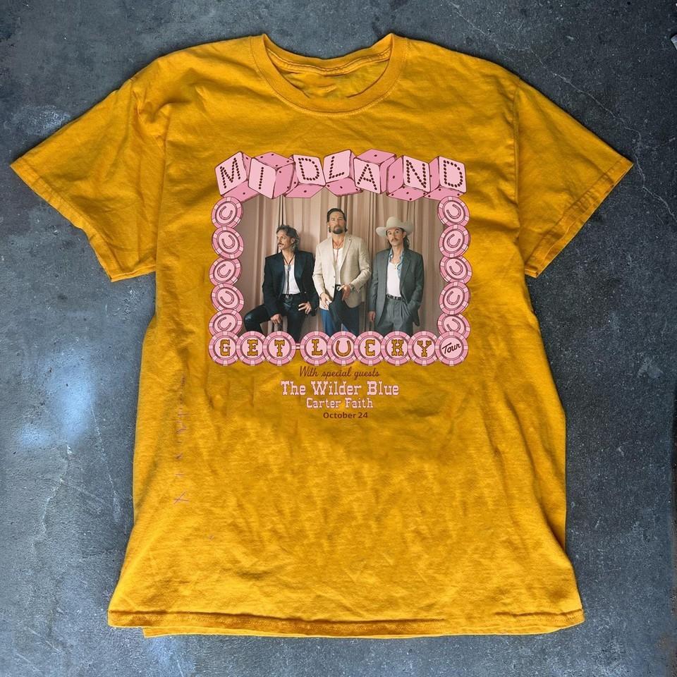 

Midland – The Get Lucky Tour Tour Band 2024 Gift For Fan S to 5XL Tshirt K437 Unisex T-Shirt XXL