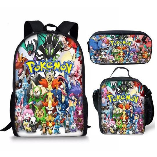 Primary And Secondary School Students Schoolbag Cartoon Backpack Breathable And Wear-Resistant Children'S Backpack Satchel Pencil Bag Set