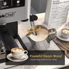 Espresso Machine with Milk Frother, 20 Bar, Fast Heating Coffee Maker for Cappuccino, Latte & Iced Coffee