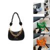 Chic Small Pu Leather Women's Chain Shoulder Bag With Zipper Closure For Everyday Style