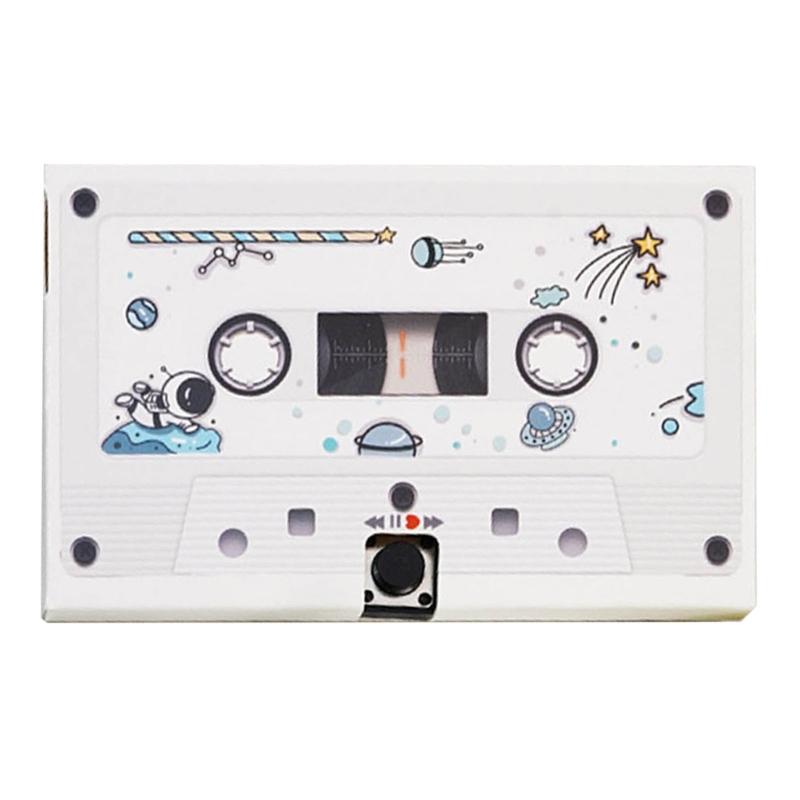Greeting Card Voice Recorder Cassette Tape Shaped Recording Device Recordable