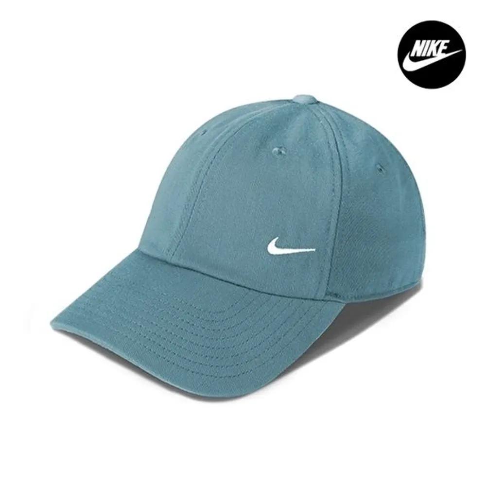 Nike Club Unstructure Small Swoosh Ball Cap Baseball Cap Smoky Blue FZ5698-006 FZ5698-006:L/XL