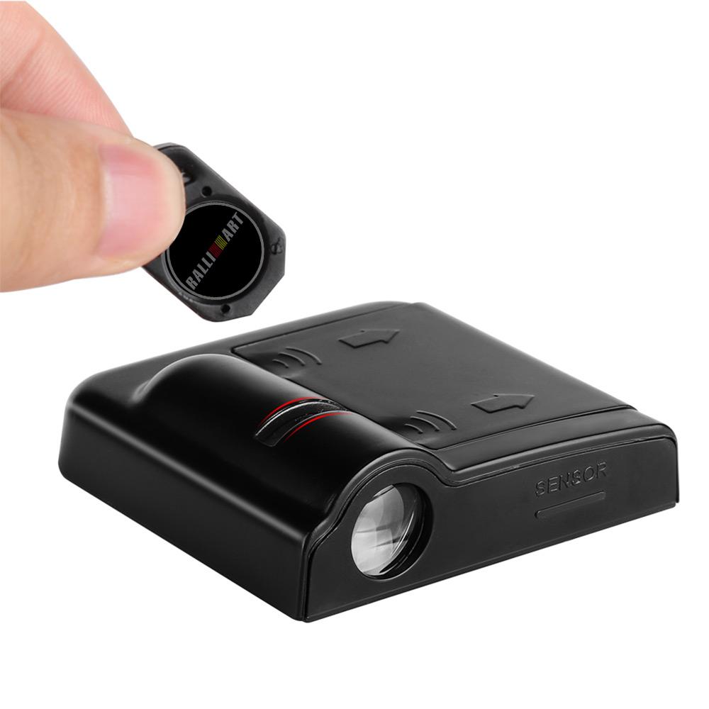 Car Door Logo Welcome Lamp Laser Projector Light For Mitsubishi Asx Lancer Outlander l200 Xpander Galant Eclipse LED HD Wireless