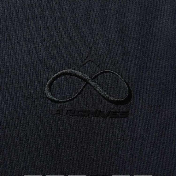 Jordan X Infinite Archives Kollaboration Einfarbiges Kapuzen-Sweatshirt mit überschnittenen Schultern und langen Ärmeln Herren-Sweatshirt HV8685-010