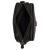 Coach Hudson 23 Logo Zip Closure Leather Crossbody Bag Medium Men Bags Bronze Black CR386-QBAE4