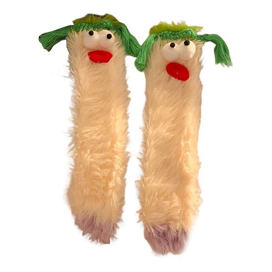 Funny Fuzzy Socks Women Men Fluffy Crew Socks Crazy Cartoon Silly Socks for Home Indoor Wear Sleep Christmas Birthday Gift