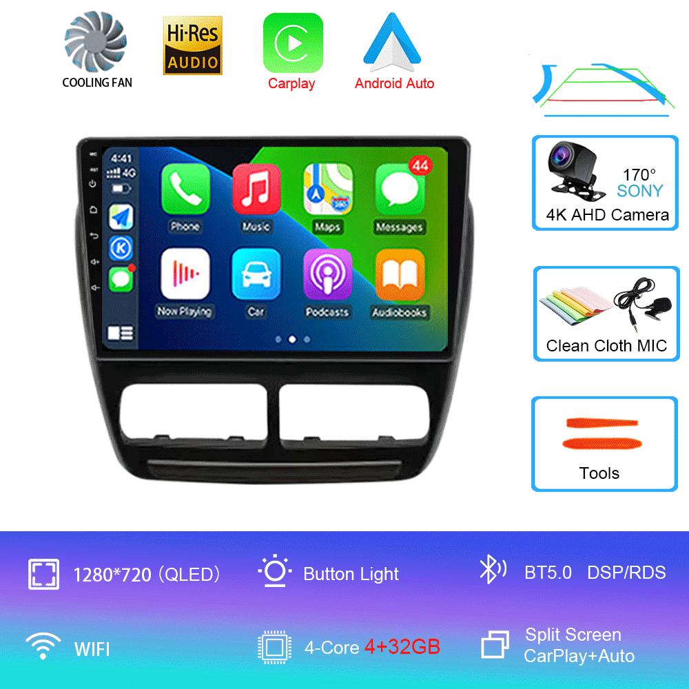 Android 14 Car Radio For Fiat Doblo 2010 - 2015 Multimedia Video Player Navigation Stereo GPS BT Carplay Android Auto 5G WIFI