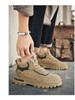 2025 Winter Men's Plus Velvet Leather Martin Boots – Thick Sole, Warm, Versatile Casual Shoes