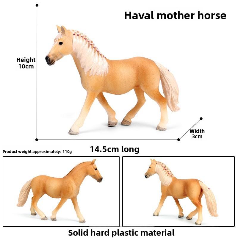 Wild Animal Model Kids Educational Toy Plastic Horse Figurine For Children Play