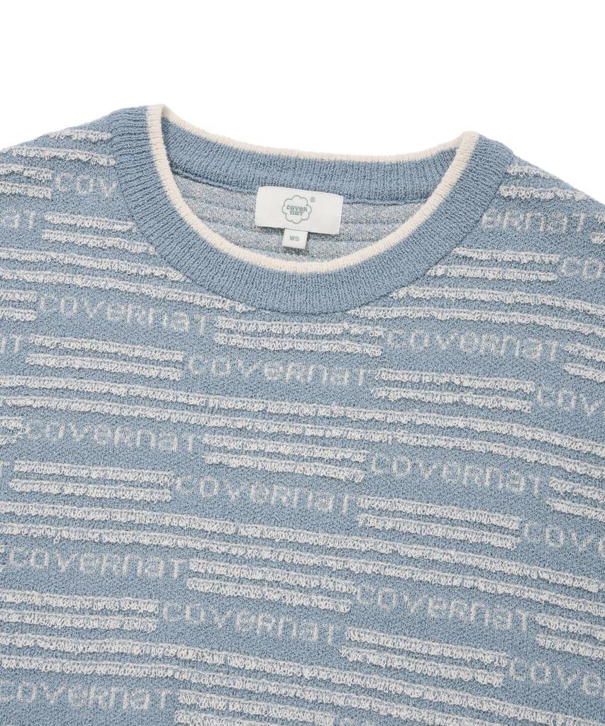 COVERNAT WOMAN Boucle Half Knit Blue