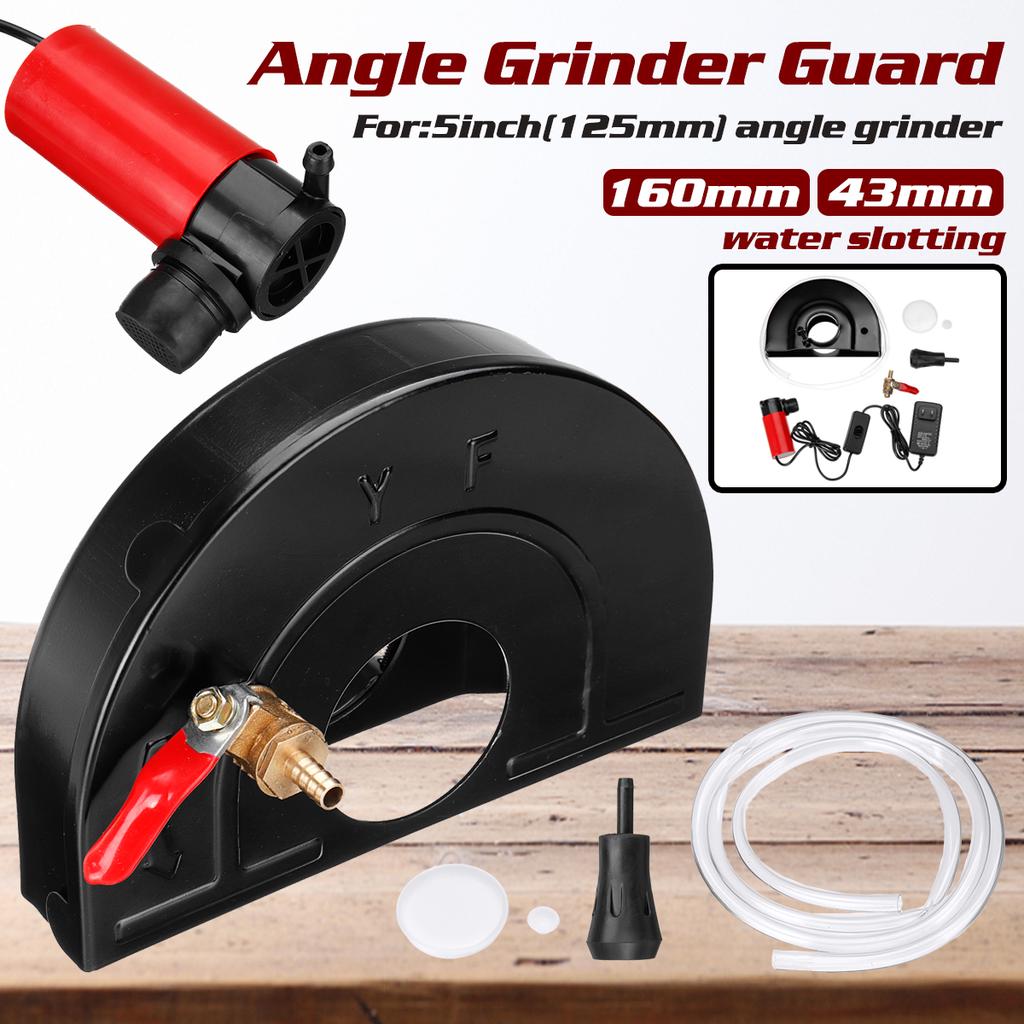 Buy Upgrade 5" Angle Grinder Water Slotting Guard Dust Cover Wet