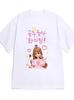 Unisexs Korean Alphabet Hangul TShirt Casual Yk Top Daily Wear Blouse Summer Korean Language Learning Apparel Vintage