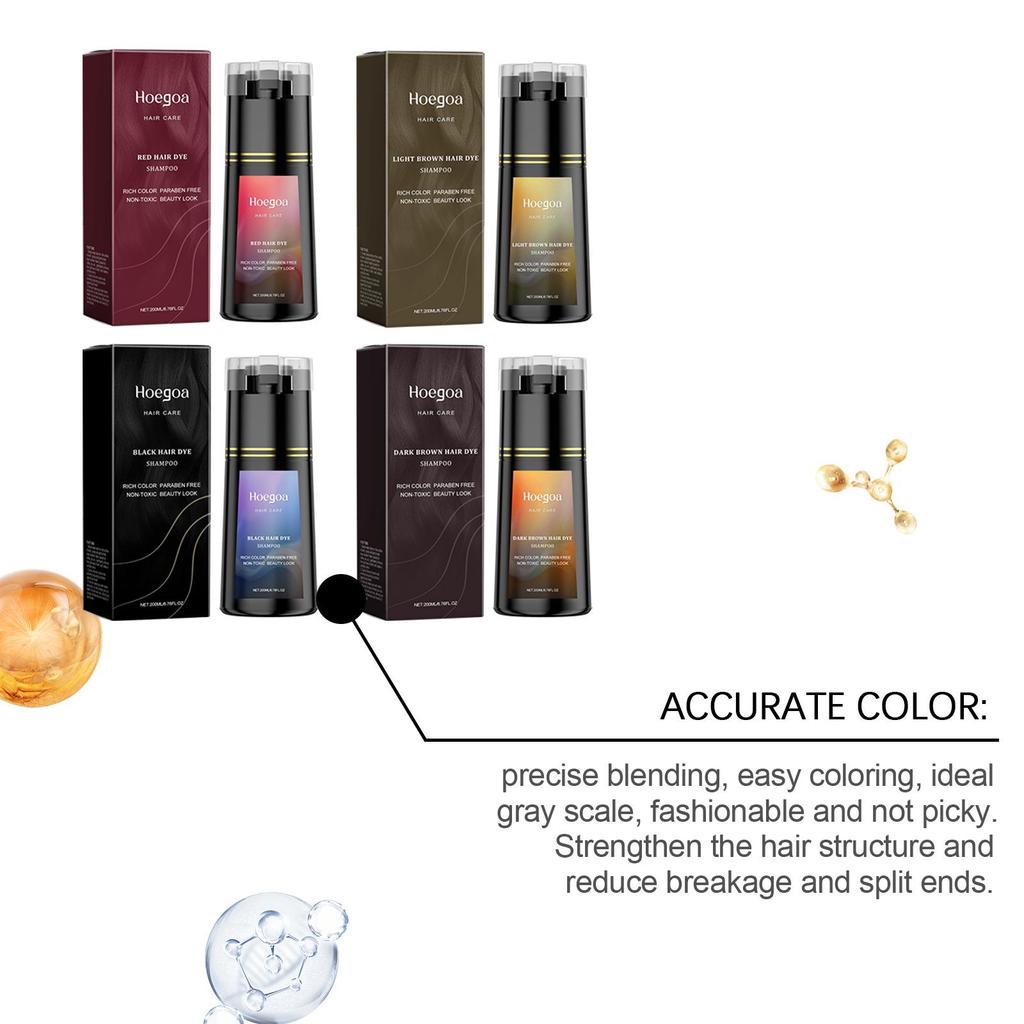 HOEGOA Trendy Bright Color Moisturizing Shampoo