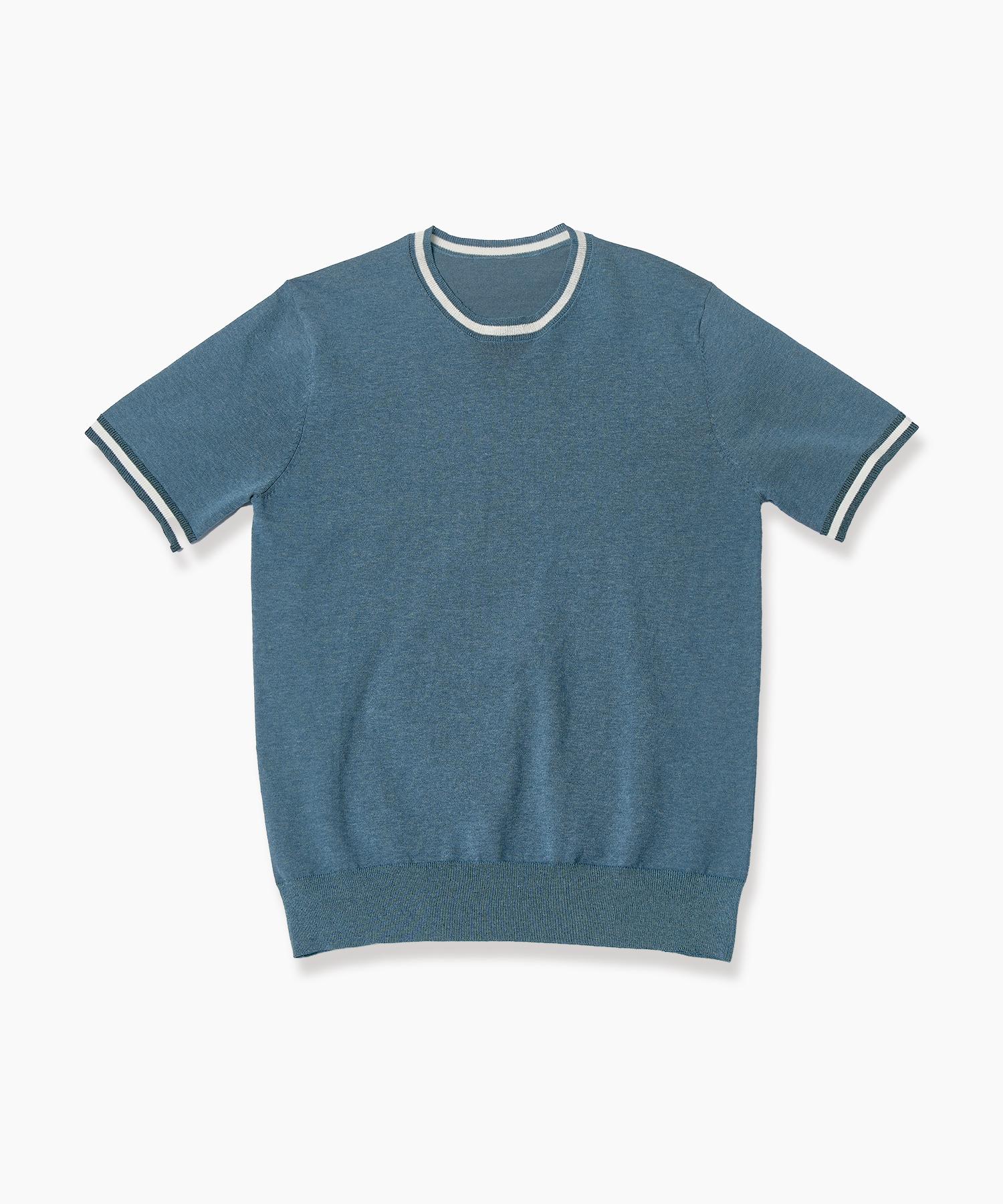 210 Edit Unisex Round Ice Knit [Melan Deep Blue]_Zf2Sw900 55