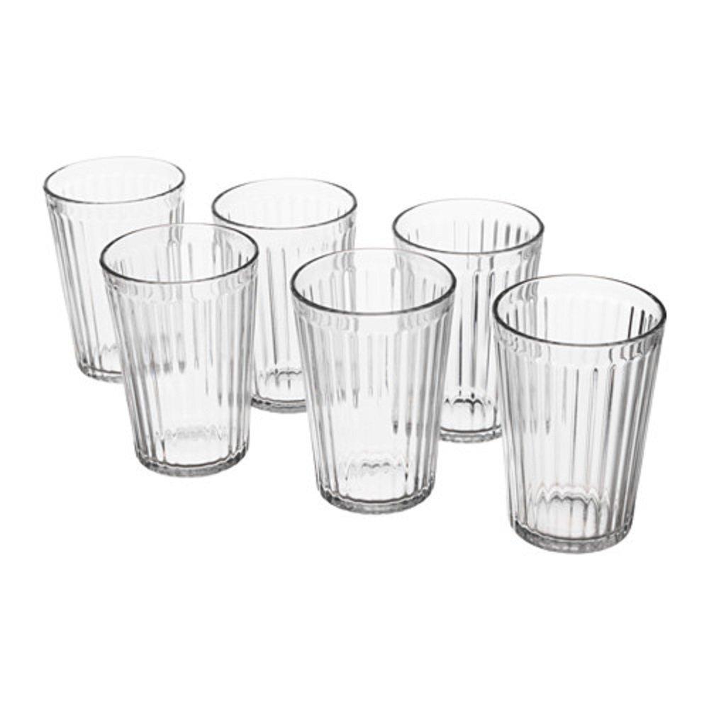 IKEA Glass 11 set of 6 VARDAGEN cm, (802.869.18)