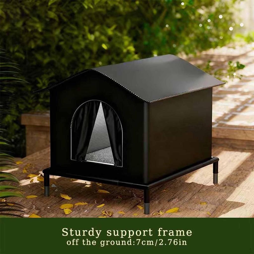 Cat House for Outside Shelter Outdoor Porch Winter