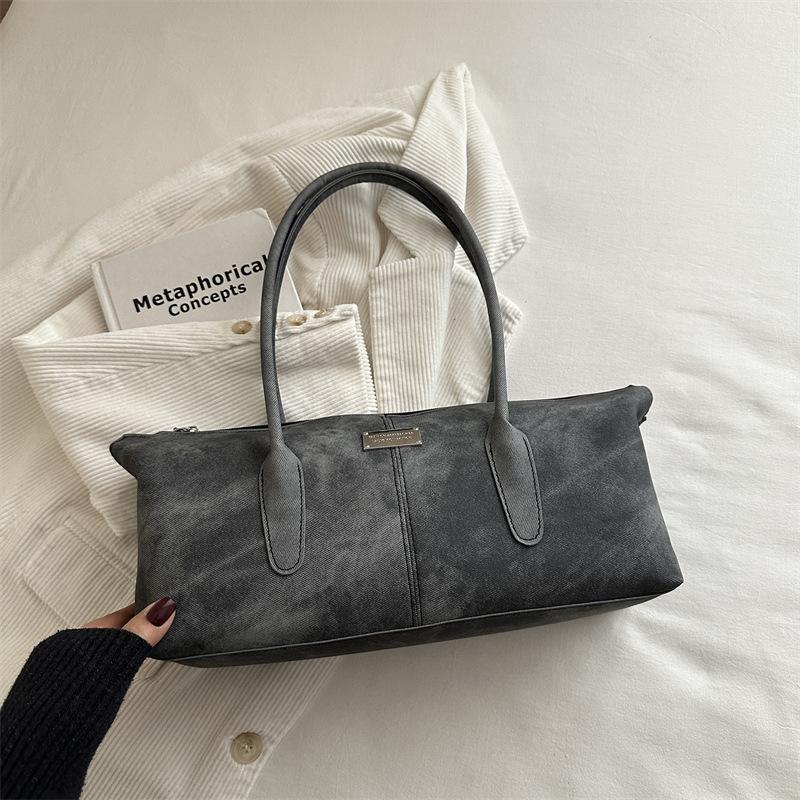 Fashionable Commuter Lady s Shoulder-strap Underarm Bag with Large Capacity Hand-held Boston Bag