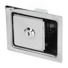 Toolbox Latch Stainless Steel Flush Mount Tool Box Latch Paddle Lock with 2 Keys for RVs Trucks
