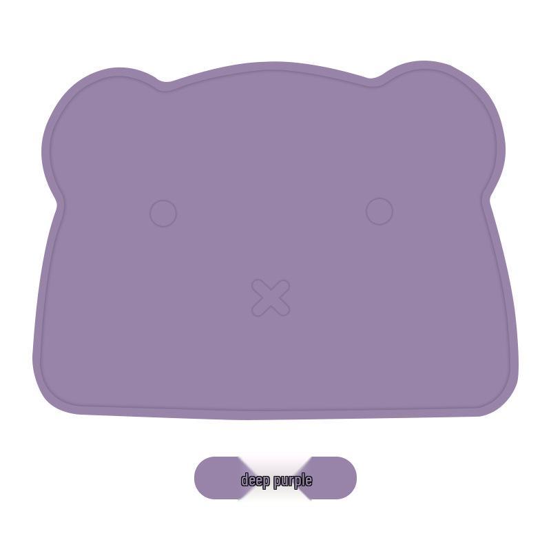 Große Silikon Cartoon Bär Rutschfeste Tischset - Kinder Hitzebeständiges & Leicht zu Reinigendes Pad