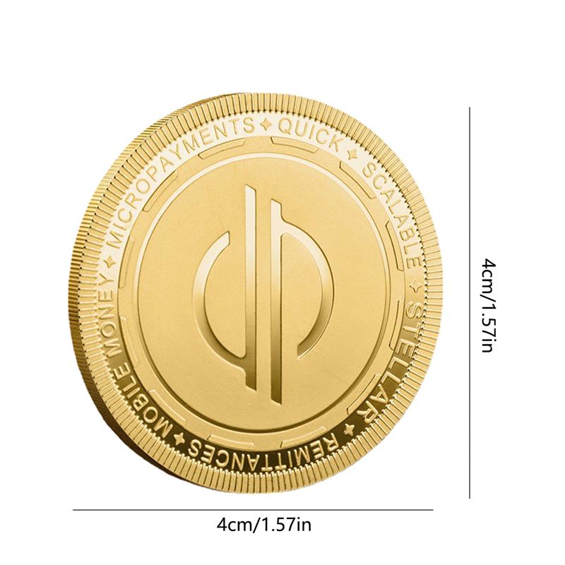1pc Creative Digital Cryptocurrency Commemorative Coin Crypto Steem Stellar Metal Collectible Coins