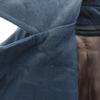 Canadian Army Old All-Weather Coat Stainless Collar Coat Blue With Liner Men's Used