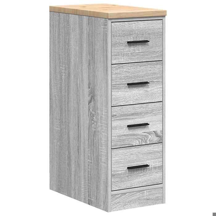 VidaXL Armoire de rangement de garage sonoma gris 30x51x85 cm bois pin, armoire, armoire à outils, armoire basse, armoire de 860585