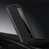 Custodia per Samsung Galaxy S25 FE, Finestra Smart View in Pelle, nera