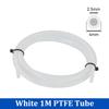 For Bambu Lab Ptfe Tube 2.5mm 4mm P1S P1P AMS A1 Mini 3D Printer Teflonto Pipe X1C Bambulab Ptfe Connector White Grey AMS LITE