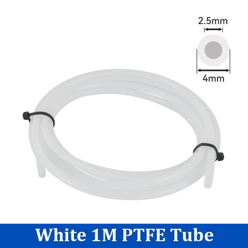 For Bambu Lab Ptfe Tube 2.5mm 4mm P1S P1P AMS A1 Mini 3D Printer Teflonto Pipe X1C Bambulab Ptfe Connector White Grey AMS LITE
