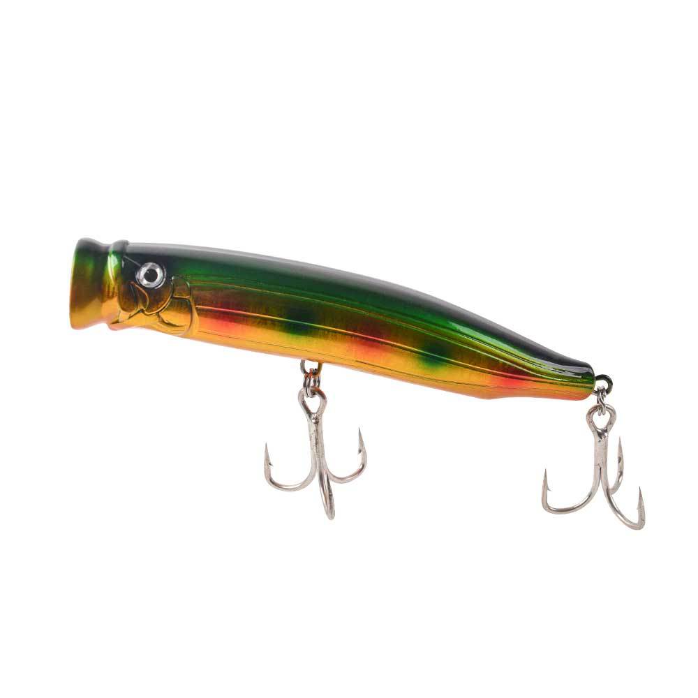 Sea Fishing Surface Wave Climbing ABS Artificial Hard Bait Poppers Lure with Hooks Long Casting Water Splash Bionic