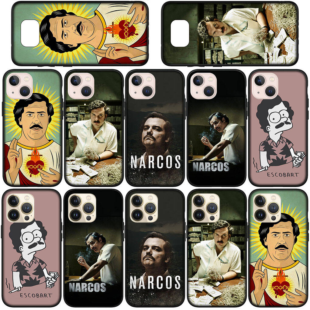 Phone Case for iPhone 17 16 15 Plus Huawei P30 P20 Lite Redmi Note 14 12 11 13 Pro Max OPPO A60 A80 A40 A18 A38 A54 Pablo Escobar Poster Narcos Cover
