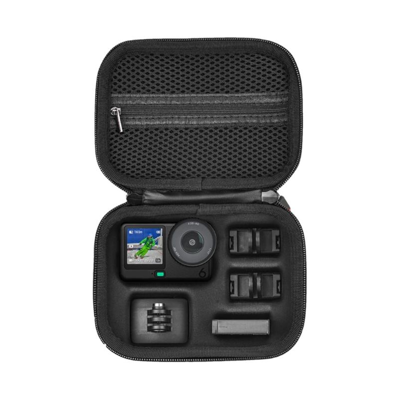 Water Resistant Protective Storage Bag With Organized Compartment for Action 6 Camera Gear Accessories Travel