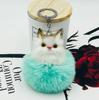 Fluffy Fur Kitty For Women Plush Pompom Ball Cat On Bag Car Trinket Jewelry Wedding Party Kids Gift Bag Charm