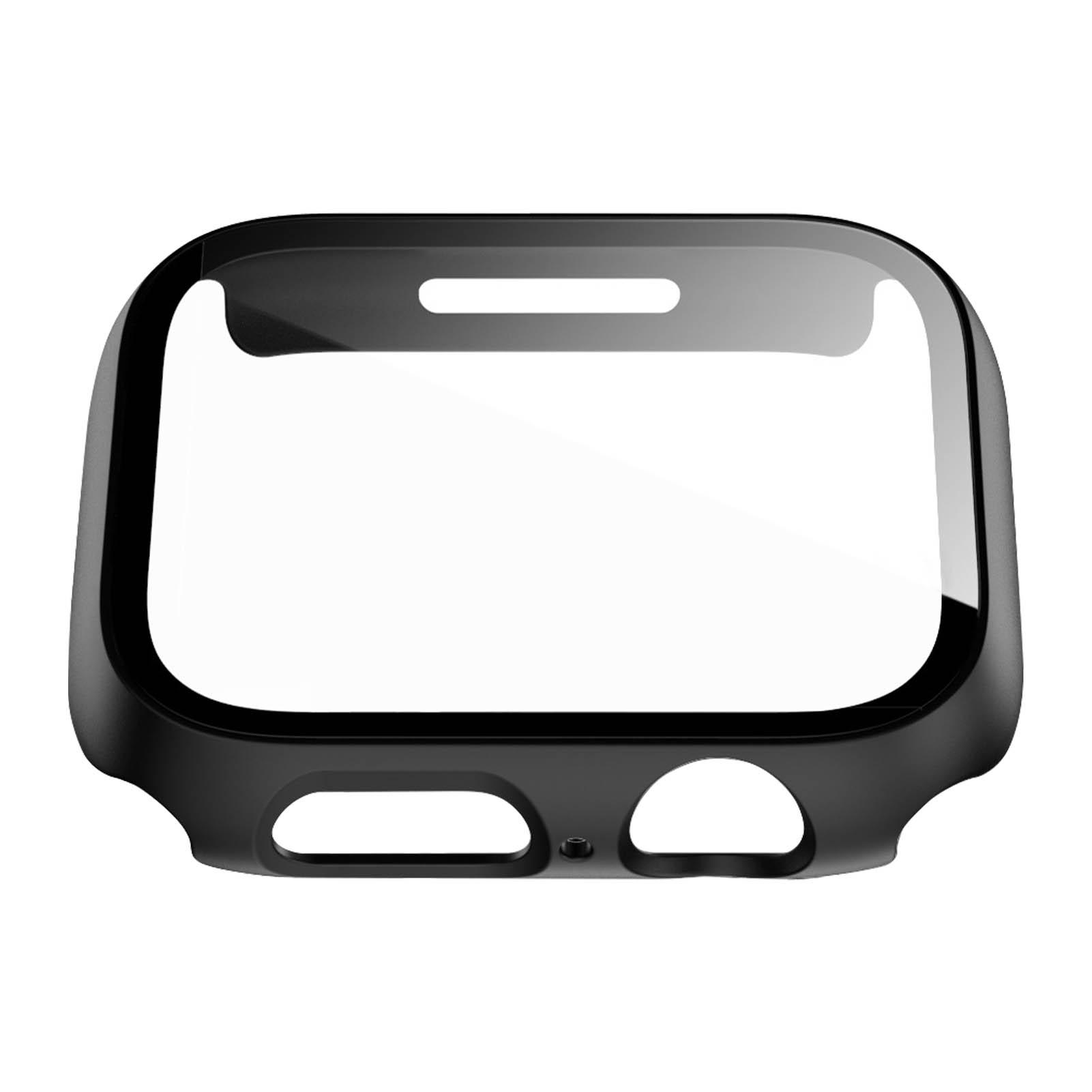 

Защитный чехол для часов Защитная пленка для экрана Чехол Закаленное стекло для IWatch 1 2 3 4 5 6 7 8 Черный 45мм 1.77дюйма 45mm/1.77in чёрный