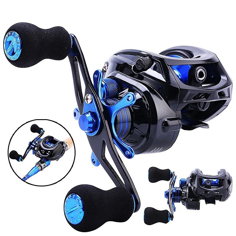 Baitcasting Reels Dubbla Brake Systems Baitcaster Reels Reel 7.0 Gear Ratio Fishing Reel Baitcast