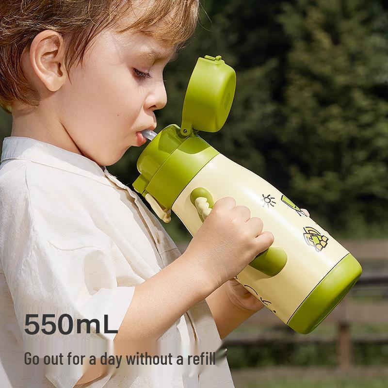 babycare Kids 316 Stainless Steel Insulated Straw Water Bottle