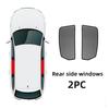 BYD Atto 3 2022-2024 Magnetic Car Window Sunshade Umbrella – Front Windshield and Rear Window Anti-UV Portable Sun Screen