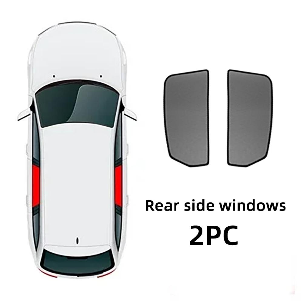 BYD Atto 3 2022-2024 Magnetic Car Window Sunshade Umbrella – Front Windshield and Rear Window Anti-UV Portable Sun Screen