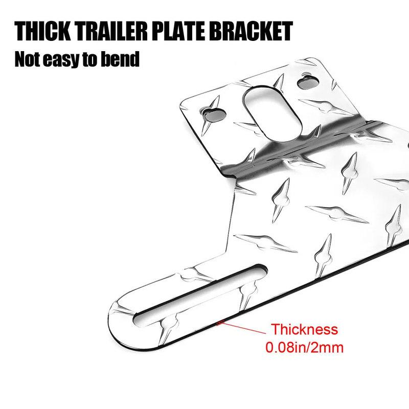 1pc Universal Car Trailer Light Bracket Car Lamp Hoods Bracket Car License Plate Light Bracket Auto Exterior Accessories