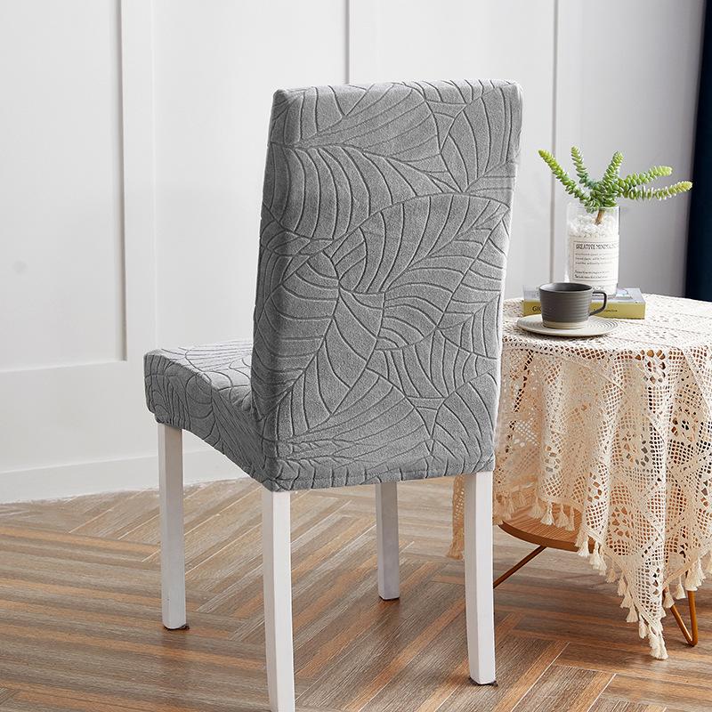 Stretch Jacquard Chair Covers Dining Room Elastic Slipcover For Chairs Kitchen Spandex Case Living Room Office Home Decoration