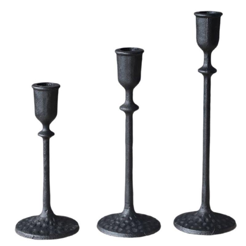 Fresh Candlestick Holder Iron Candle Stick For Bedroom Home Holiday Table Centerpiece Gift Party Supplies Candle Holder