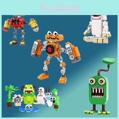 Epické stavebnice Wubboox 296 ks ABS Malé dílky Skládačka Hračka Pro Fanoušky My Singing Monsters