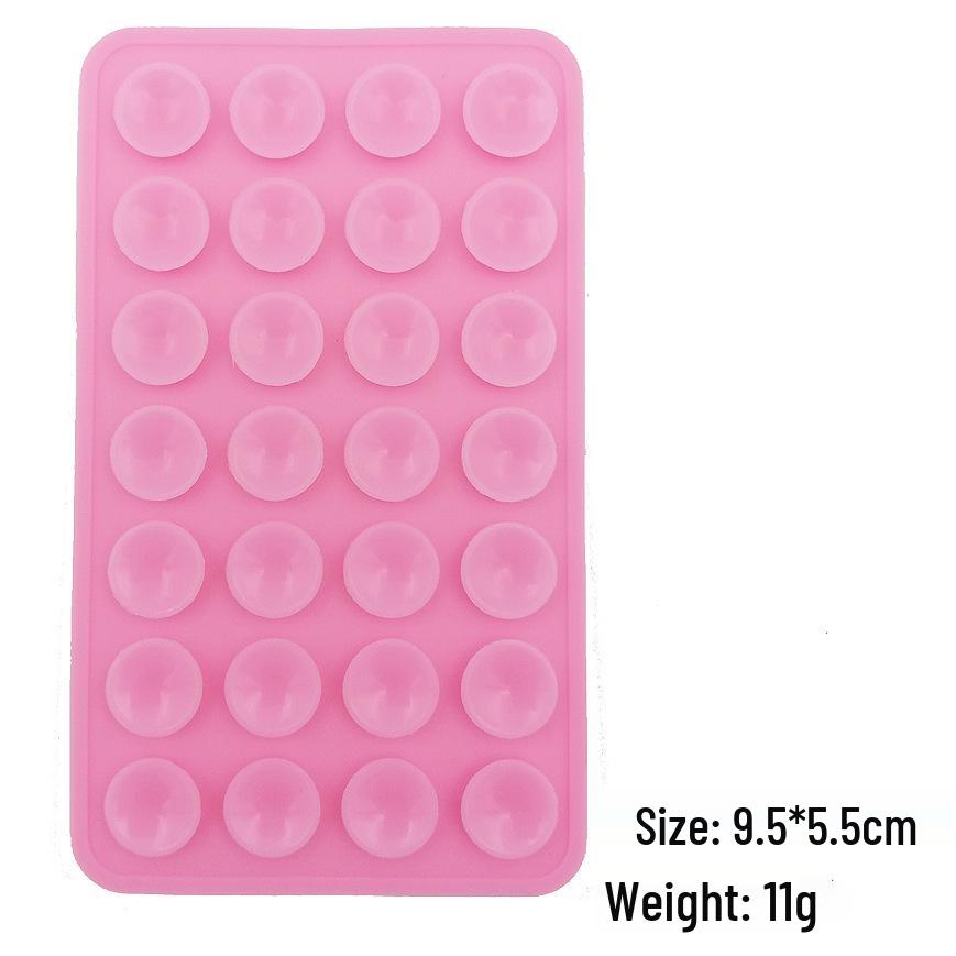 Supporto per telefono in silicone: Adesivo Posteriore Portatile, Antiscivolo, con Ventosa Stabile